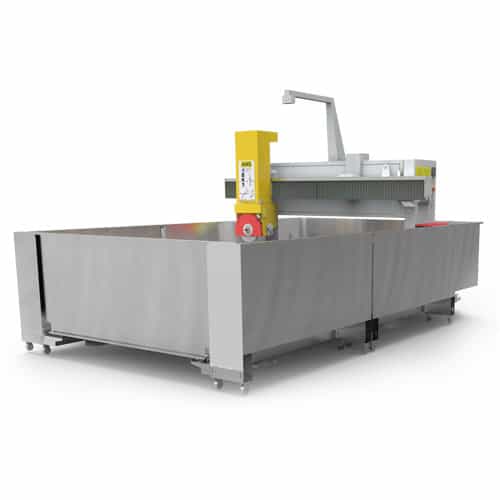 CNC Bridge Saw Low cabin | CNC五轴数控桥切机污水集排舱