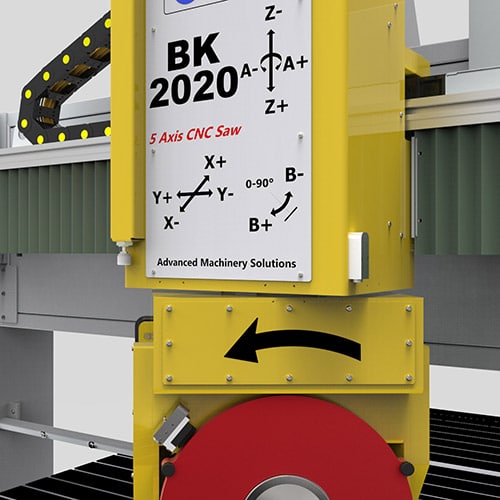 CNC Bridge Saw Slab probe | CNC五轴数控桥切机石板厚度检测