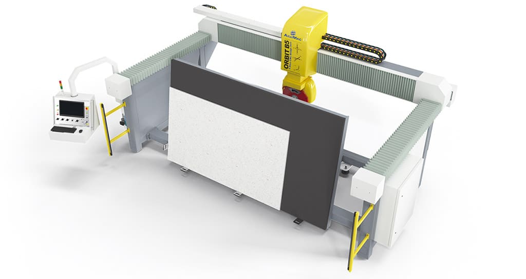 stone CNC Bridge Saw table
