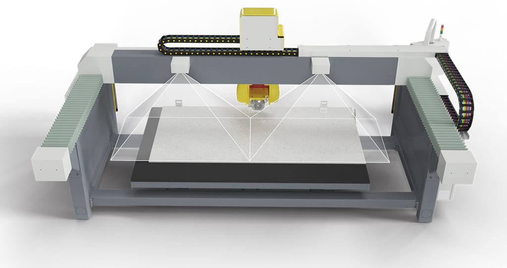 stone CNC Bridge Saw