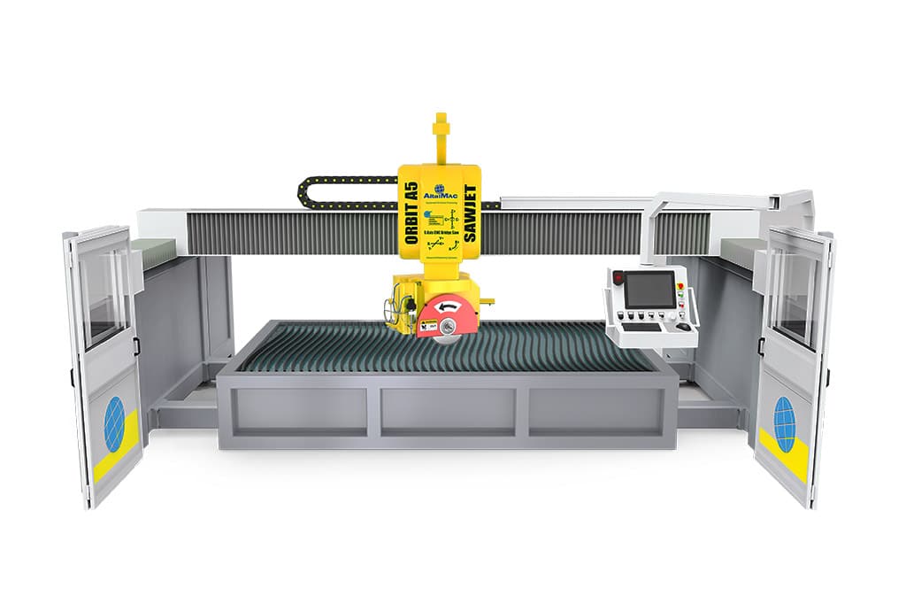 stone CNC Sawjet & bridge saw