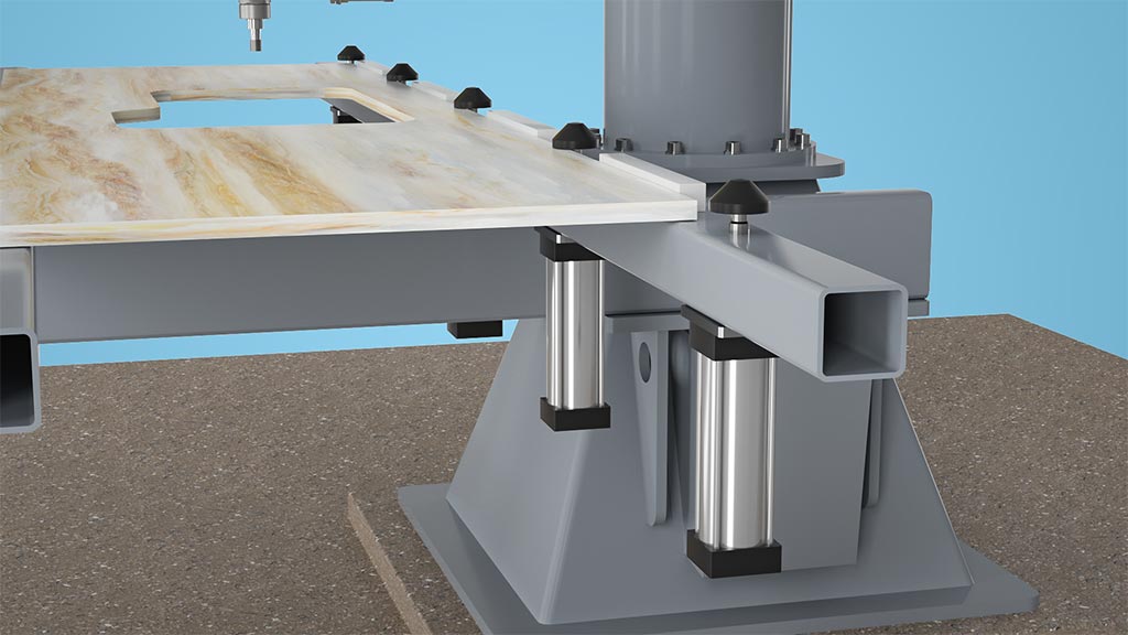 Kitchen Top SINK CNC locking pistons