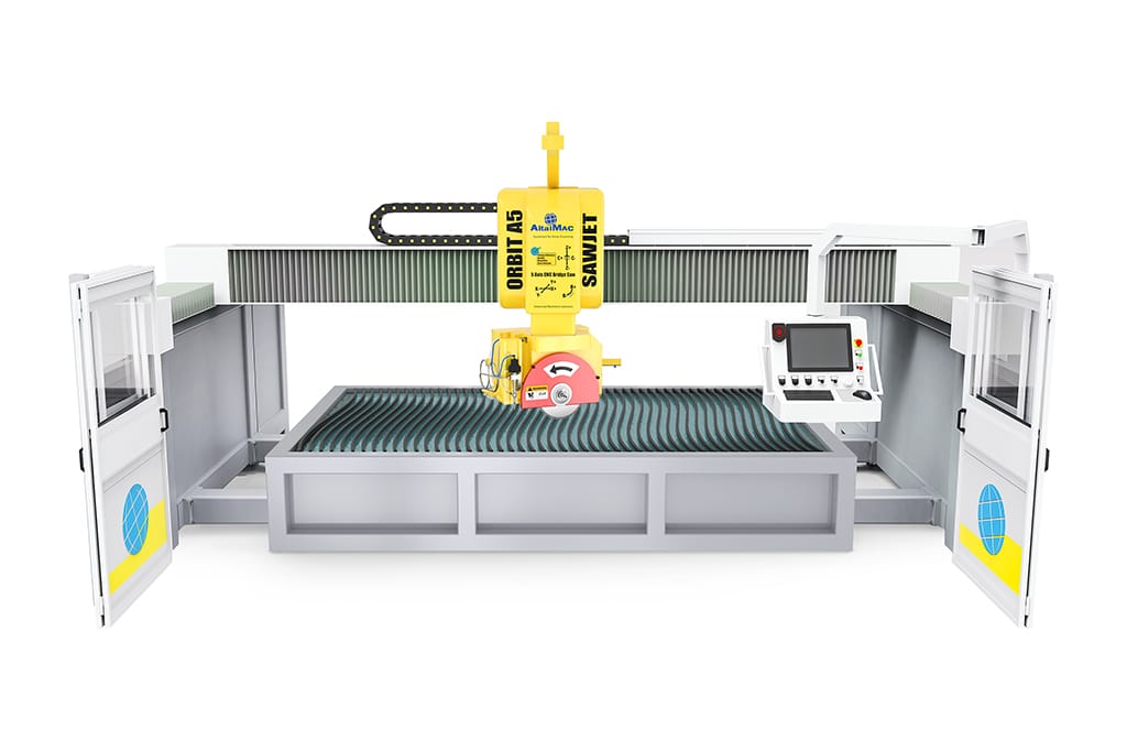 stone CNC Sawjet & bridge saw