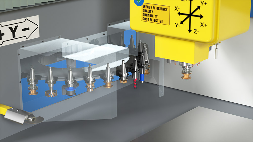 stone work center kitchen top automatic tool change stations
