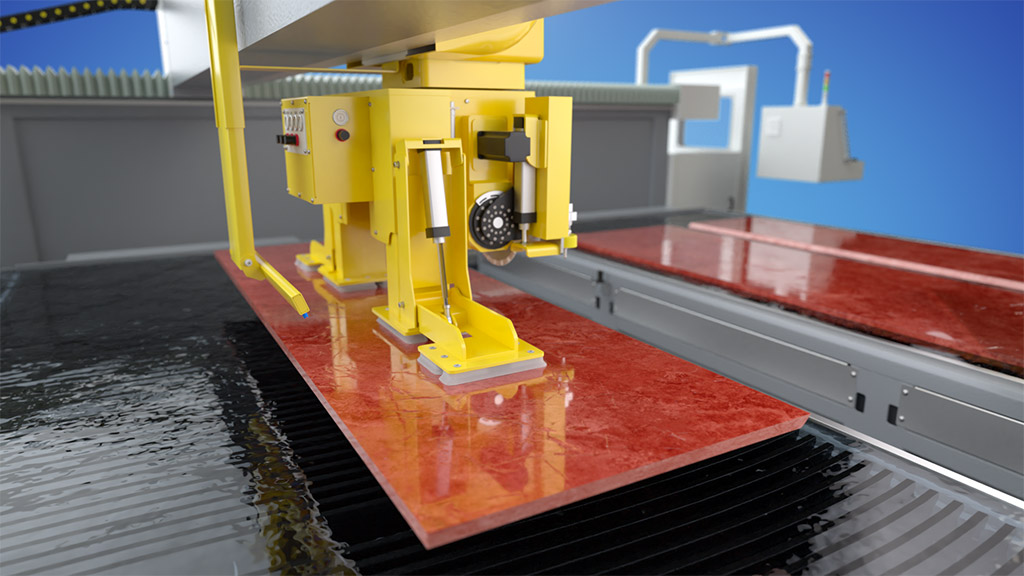 CNC Sawjet Double Table & bridge saw