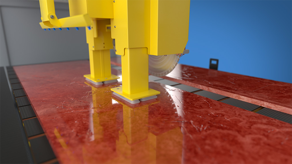 5 Axis Stone CNC Bridge Saw A5 D625 Vacuum