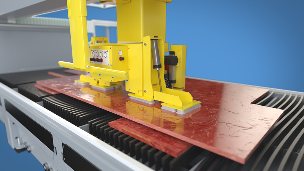 CNC Stone Sawjet Vacc