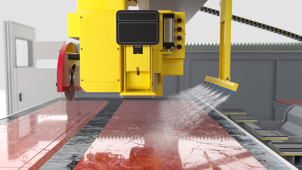 Multi-tasking Machining Center washing slab
