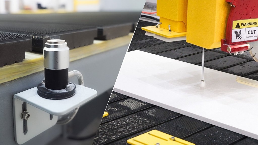 Blade and slab thickness probe